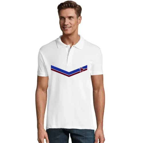 Brust V mit Stern Polo Männer Perfect