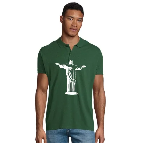 Cristo Redentor in Rio de Janiero 3D Männer Polo