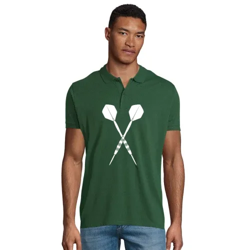 Dartpfeil Kreuz Männer Polo