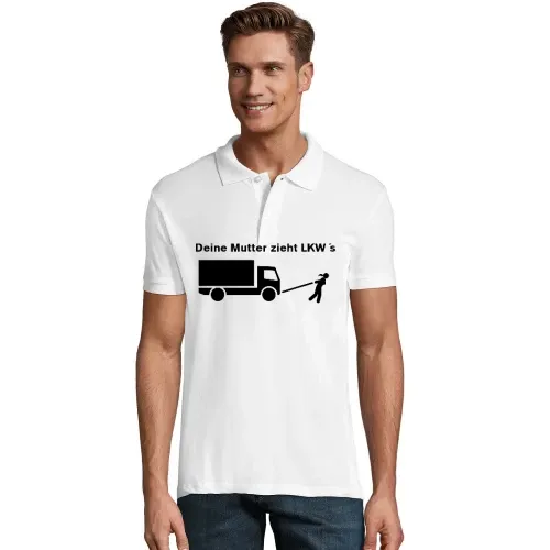 Dein Mutter zieht LKW´s Männer Polo