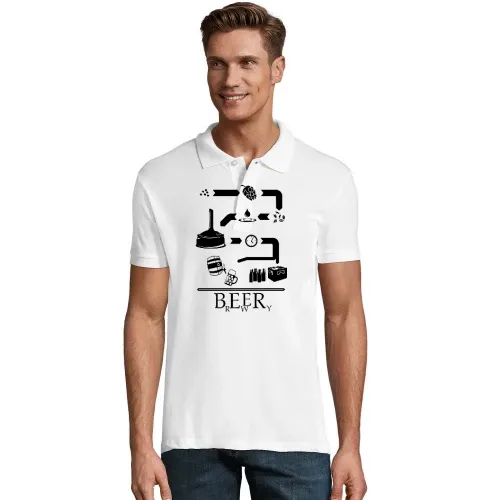 Der Weg des Bieres Männer Polo