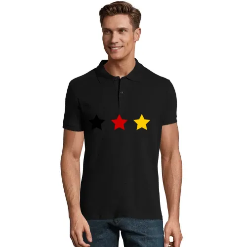 Deutschlands 3 Sterne Männer Polo Deutschlands 3 Sterne Polo