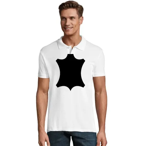 Echt Leder Emblem 2.0 Polo Männer Perfect