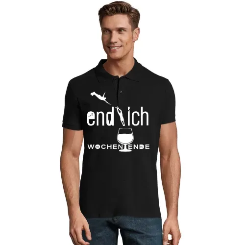 endlich Wochenende Polo Männer Perfect