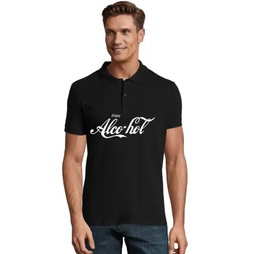 enjoy Alcohol Männer Polo enjoy Alcohol Polo