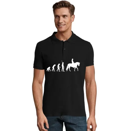 Evolution Pferd Frau Männer Polo