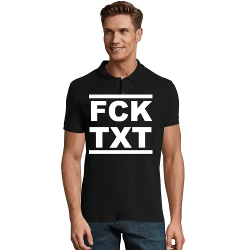 FCK dein Text Polo Männer Perfect