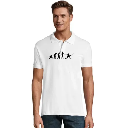 Fechten Fechter Evolution Degenkampf Männer Polo