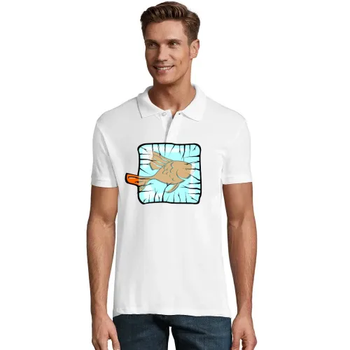 Fisch in Eisblock Polo Männer Perfect