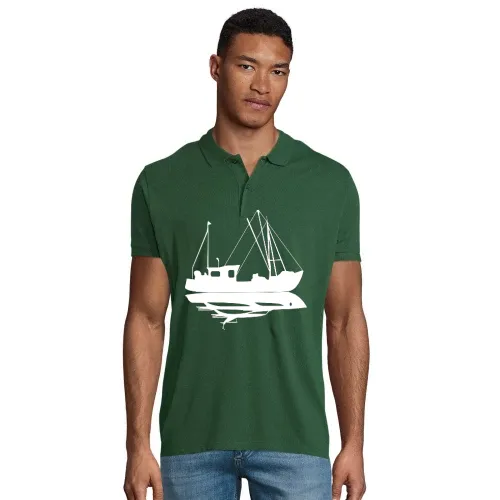 Fischkutter vs. Yacht Polo Männer Planet Bio