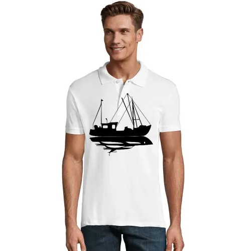 Fischkutter vs. Yacht Männer Polo