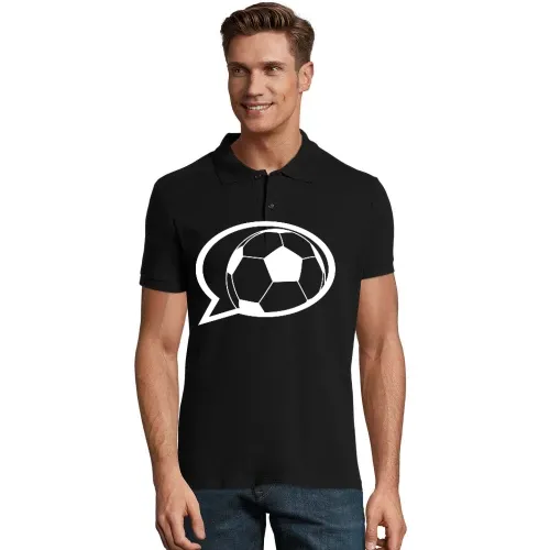 Fussball Sprechblase Männer Polo