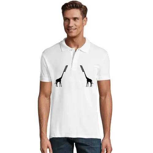 Fußballstadion Giraffen Männer Polo