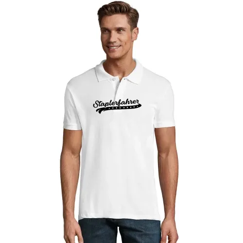 Gabelstapler Logo Gabelstaplerfahrer Staplerfahrer Polo Männer Perfect