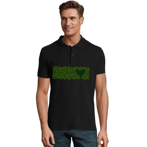 Grüne Hecke in Love Männer Polo Grüne Hecke in Love Polo