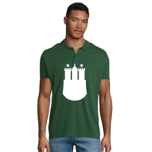 Hamburg Wappen Männer Polo