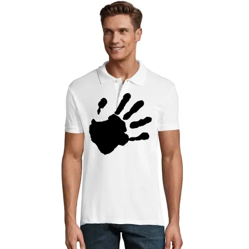 Handabdruck Männer Polo Handabdruck Polo