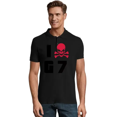 I hate G7 Skull Polo