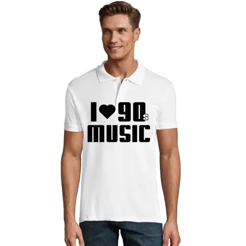 I Love 90s Music Polo