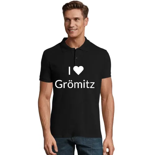 I Love Grömitz Polo Männer Perfect