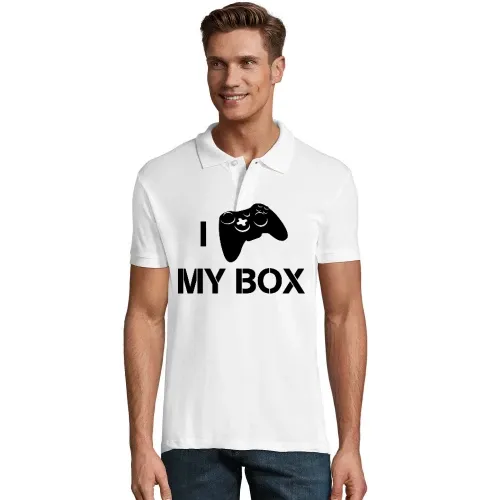 i love my box Polo Männer Perfect