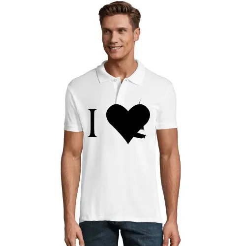 Ich liebe Segelboot Männer Polo Ich liebe Segelboot Polo