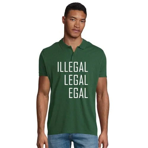 Illegal Legal Egal Männer Polo