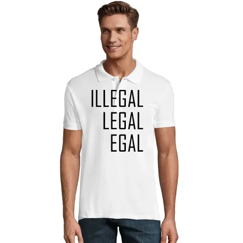 Illegal Legal Egal Männer Polo