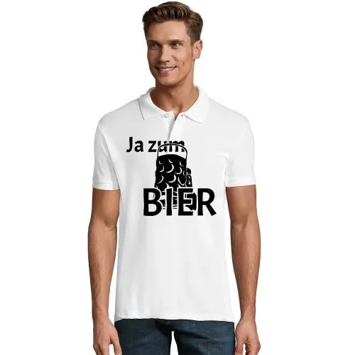 Ja zum Bier Polo Männer Perfect