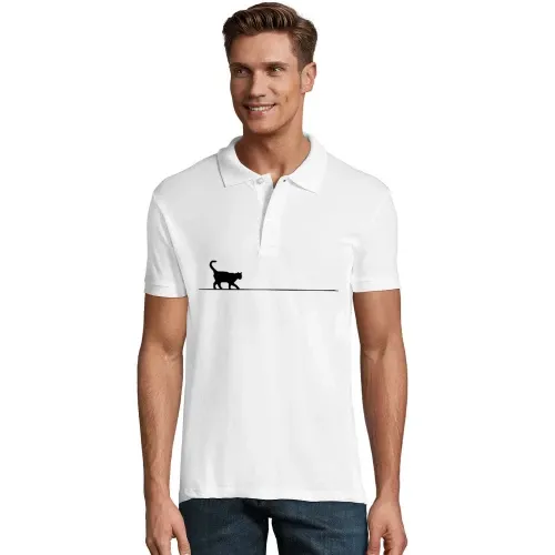 Katzengang Männer Polo