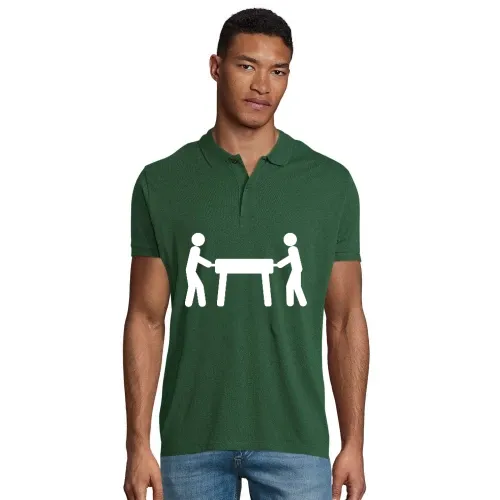 Kickertisch Strichmännchen Männer Polo