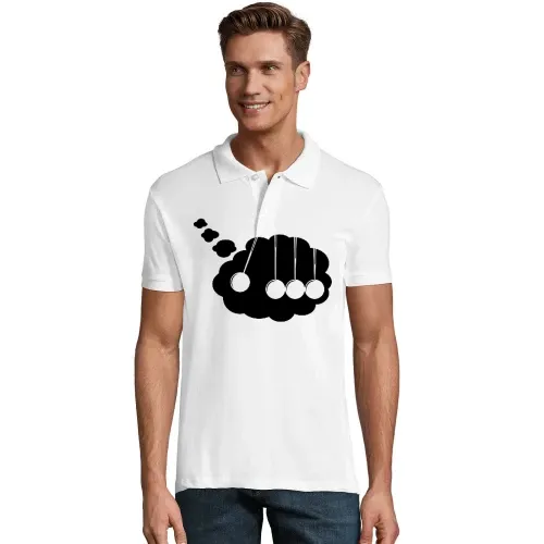 Kugelstoßpendel in Denkblase Polo