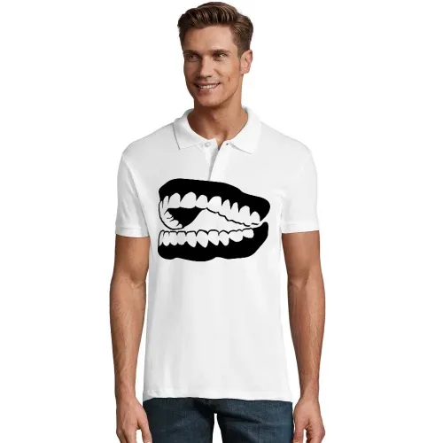 lachendes Gebiss Männer Polo