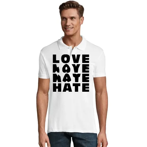 LOVE HATE Polo Männer Perfect