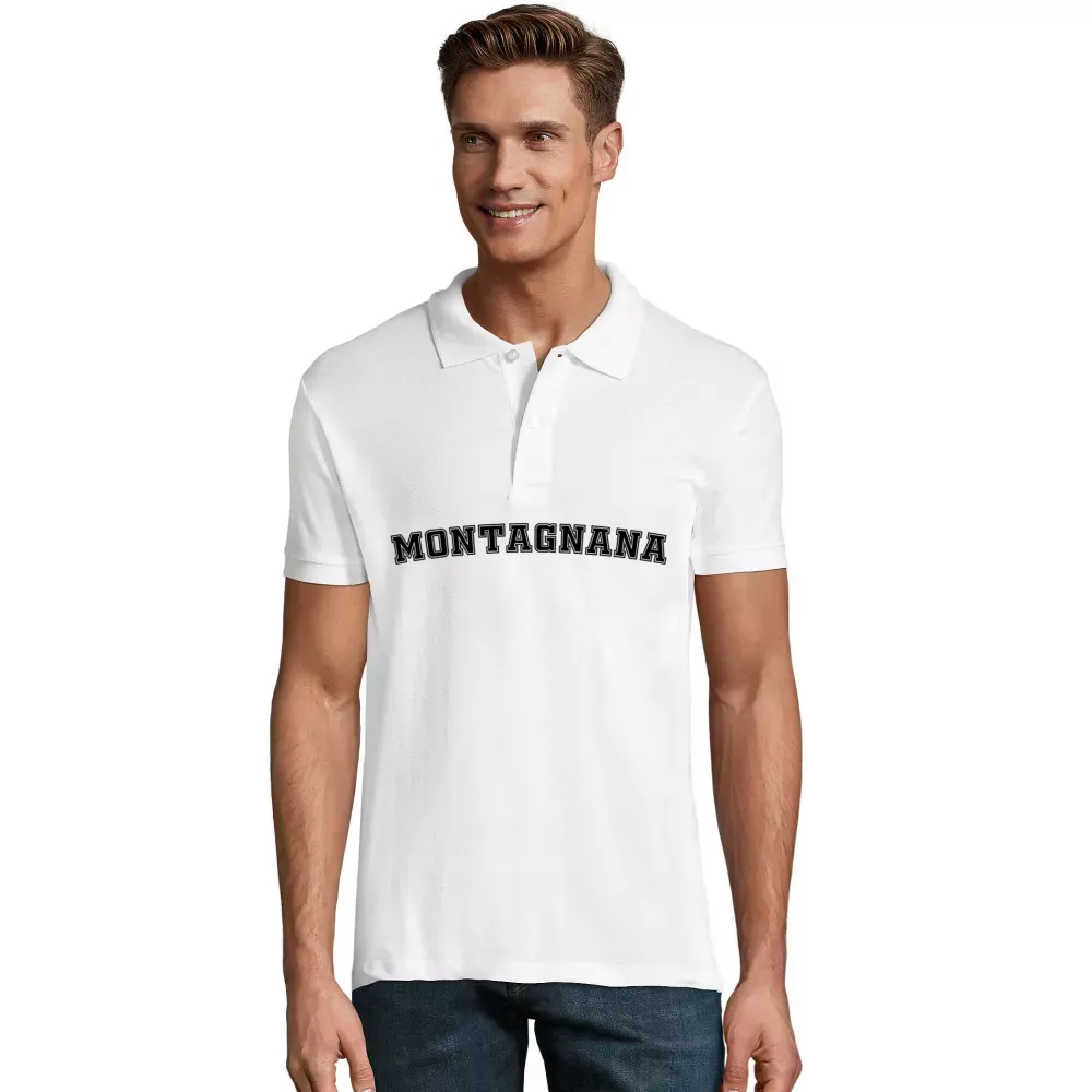  Männer Polo mit Aufdruck 'Montagnana'