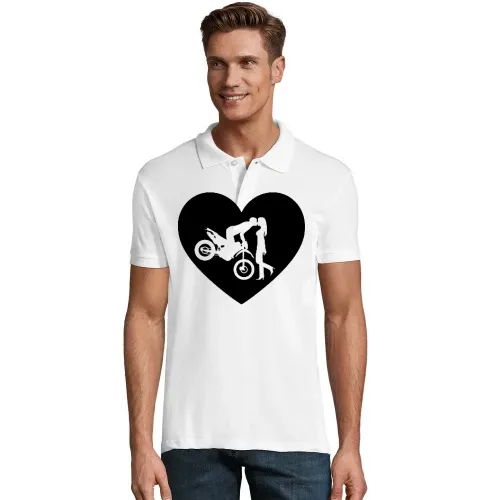 Motorrad Enduro Cross Kuß Männer Polo Motorrad Enduro Cross Kuß Polo