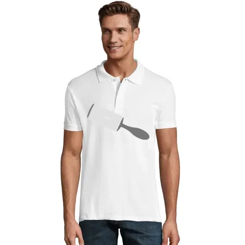 Moustache an Fusselrolle Polo Männer Perfect