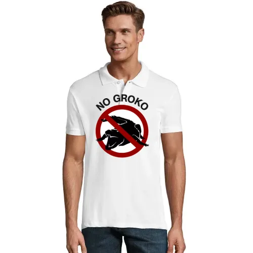 No Groko 2018 Polo Männer Perfect