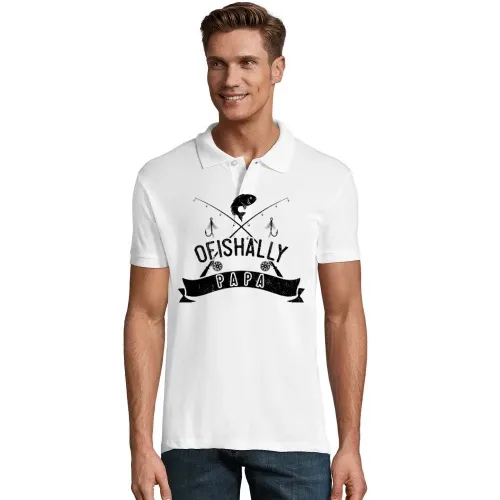 Ofishally Papa Angler Vater Angeln Polo