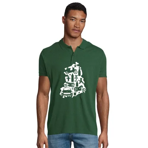 Ostprodukte der DDR Männer Polo