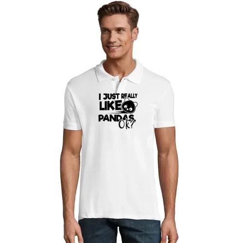 Panda Liebe über Alles Polo Männer Perfect
