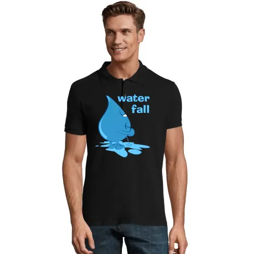 Pissender Wassertropfen Polo Männer Perfect