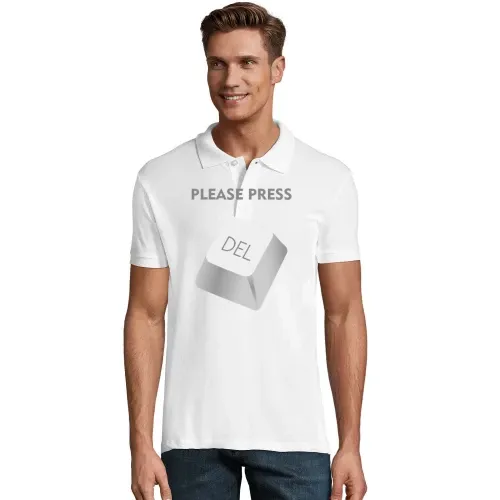Please press DELATE Polo Männer Perfect