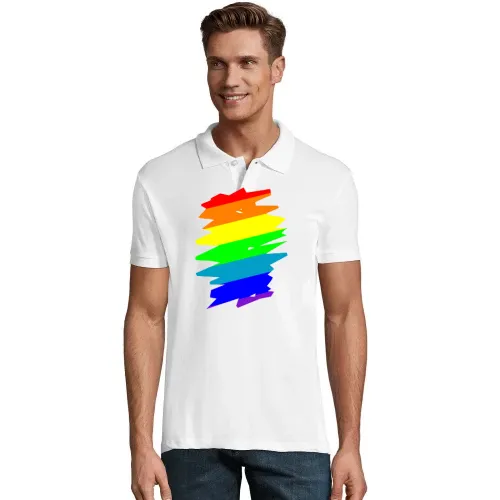 Regenbogenkratzer Polo Männer Perfect