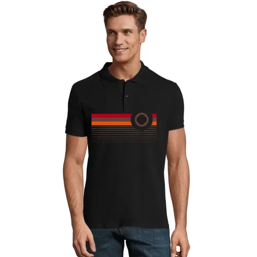 Retro Brustring Polo Männer Perfect