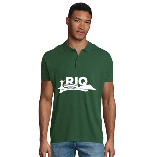 Rio de Janeiro Skyline Männer Polo