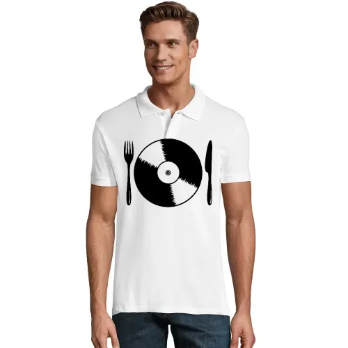 Schallplatte mit Besteck Polo Männer Perfect