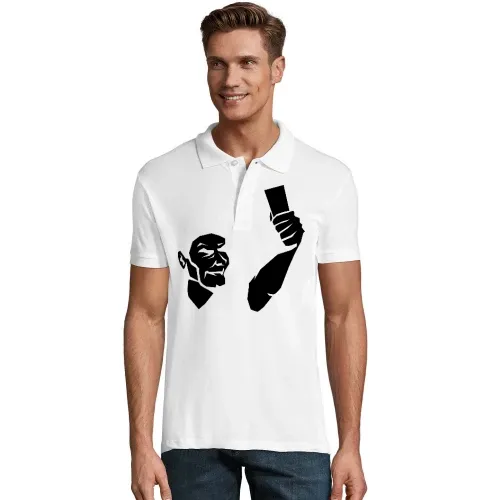 Schiedsrichter zeigt Karte Männer Polo