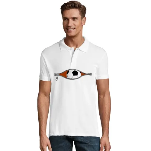 Schwanger Fußball Reißverschluss Polo