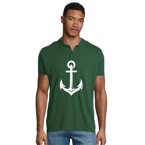 Seemann Anker Männer Polo